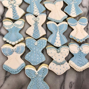 Bachlorette Wedding Shower Lingerie Cookies image 1