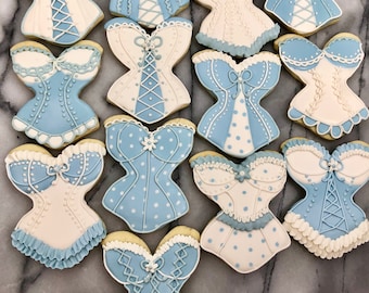 Bachlorette Wedding Shower Lingerie Cookies