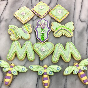 Mothers Day, Spring Dragon Fly Cookies image 2