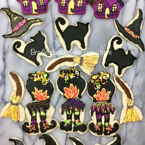 Haunted Trick or Treat Witch Halloween Cookies image 2