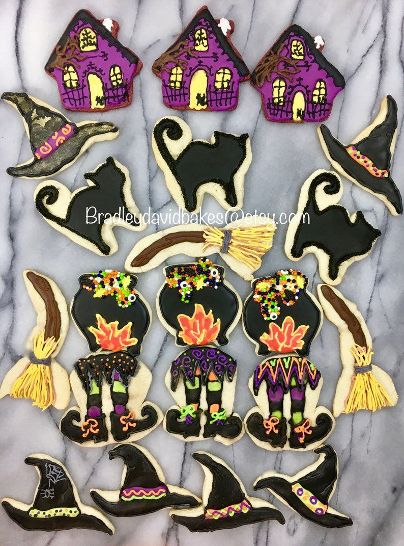 Haunted Trick or Treat Witch Halloween Cookies image 2