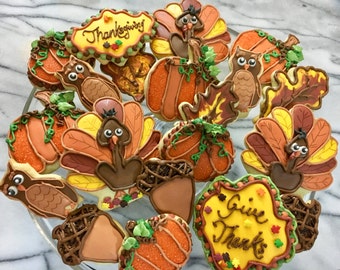 Thanksgiving- Harvest- Autumn Cookies