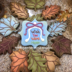Fall Harvest Wish You Were Here Thanksgiving cookie treats