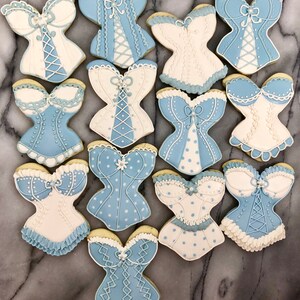 Bachlorette Wedding Shower Lingerie Cookies image 8