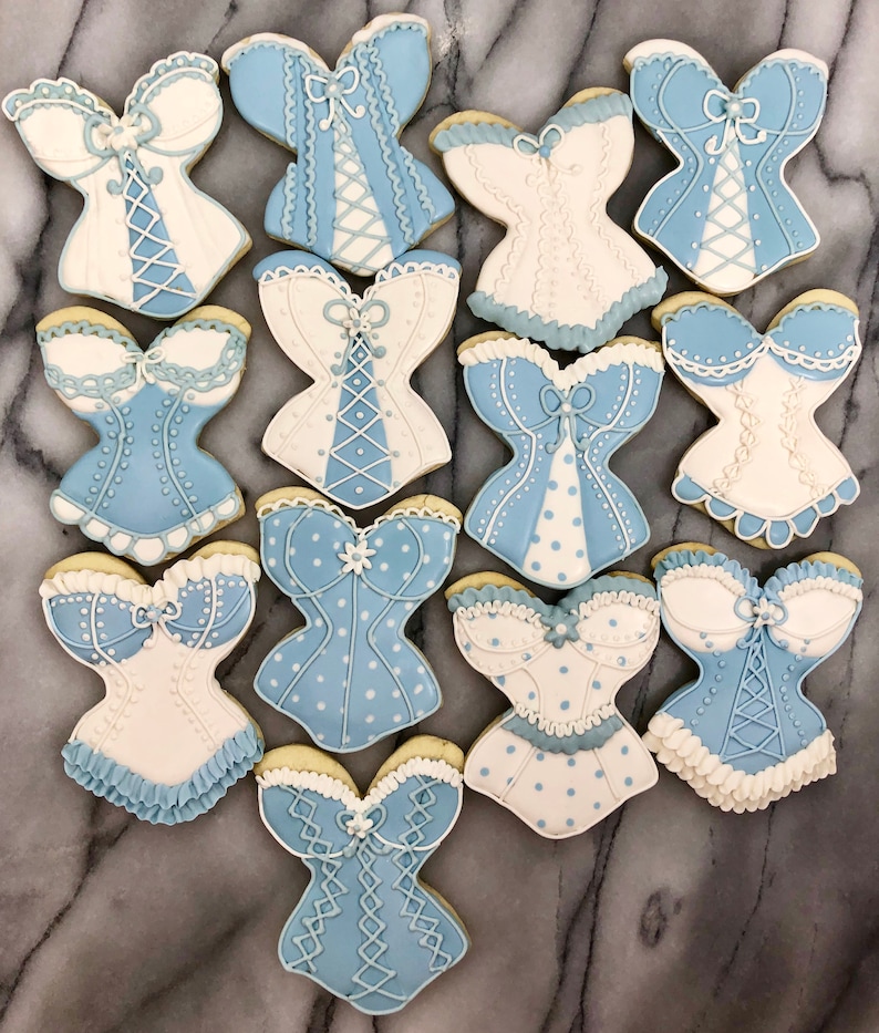 Bachlorette Wedding Shower Lingerie Cookies image 8