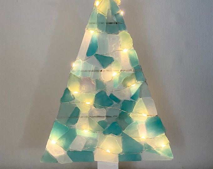 Sea Glass Christmas Tree