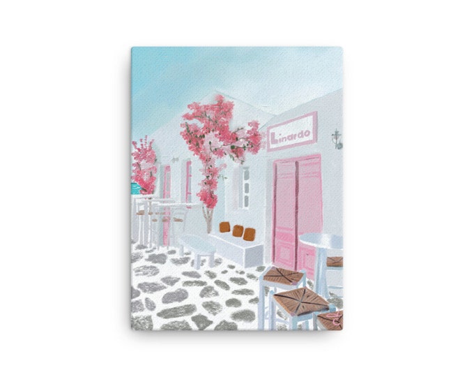 Canvas print of “Linardo” in Paros, Greece