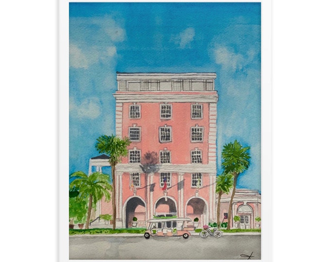 Colony Hotel framed print