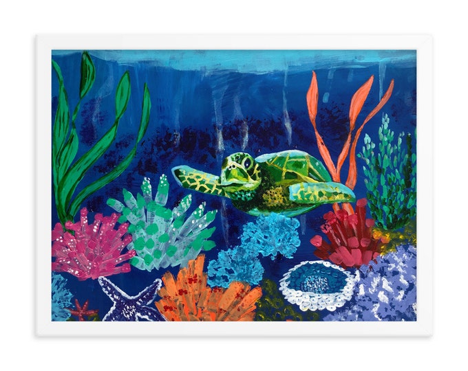 Turtle in the Reef