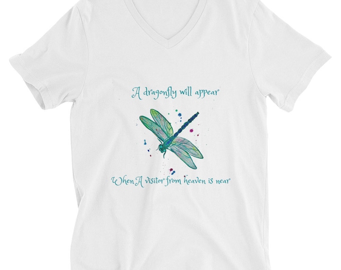 Unisex Short Sleeve V-Neck T-Shirt