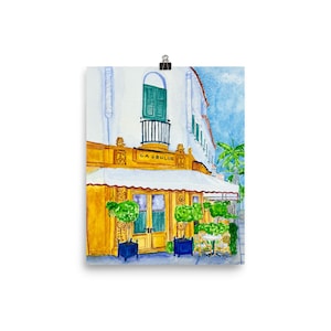 Print of La Goulue, Palm Beach