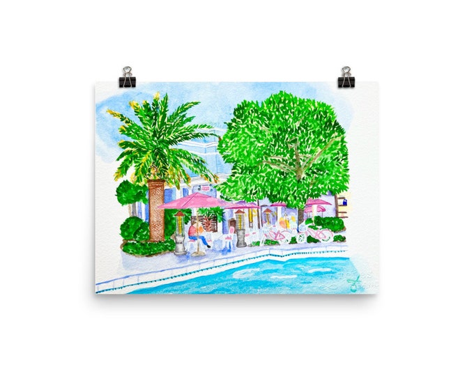 Sant Ambroeus, Palm Beach print