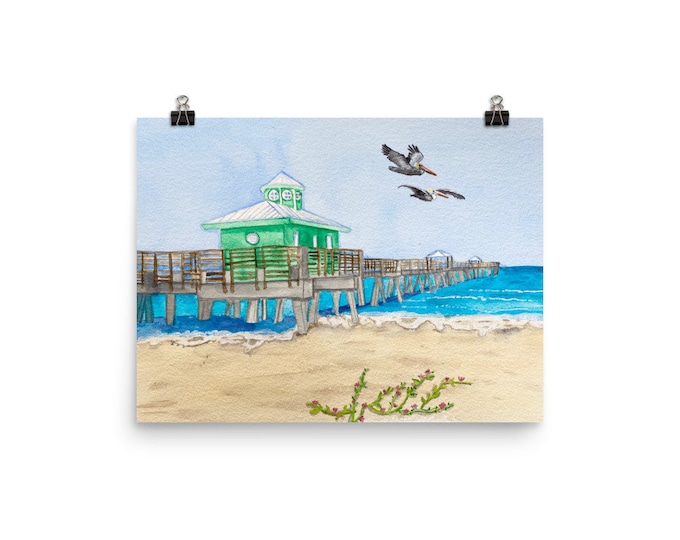 Print of “Juno Beach Pier”