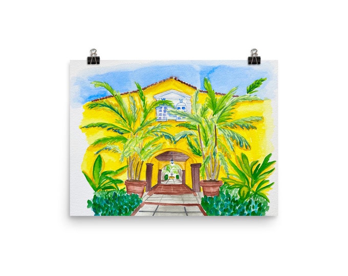 Brazilian  Court Hotel, Palm Beach Print