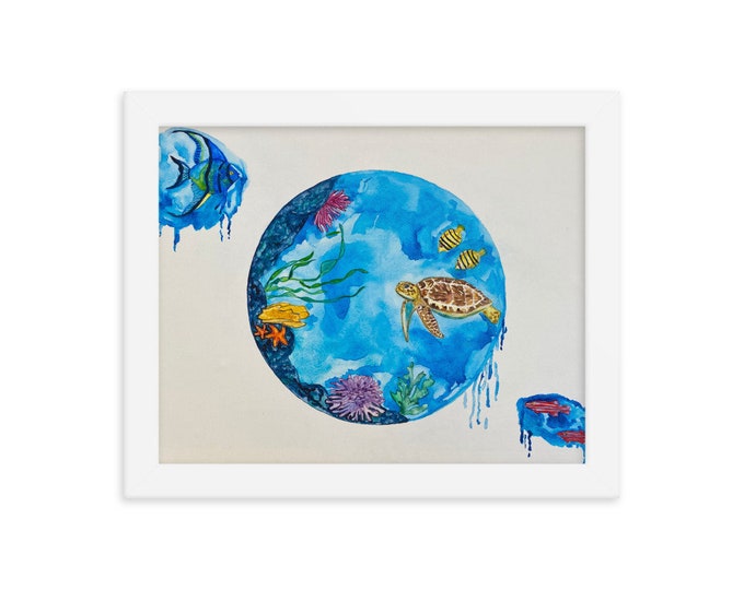 Framed Poster “Windows to the Sea”