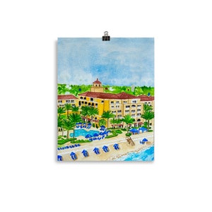 Print of “Eau Palm Beach”