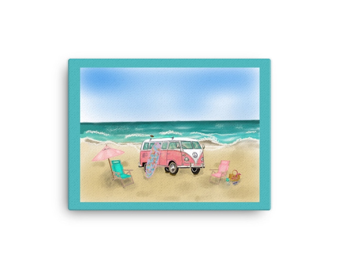 Canvas print “Girls Surf Day”