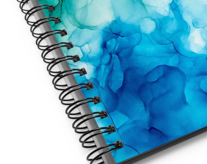 Blue Water Spiral notebook