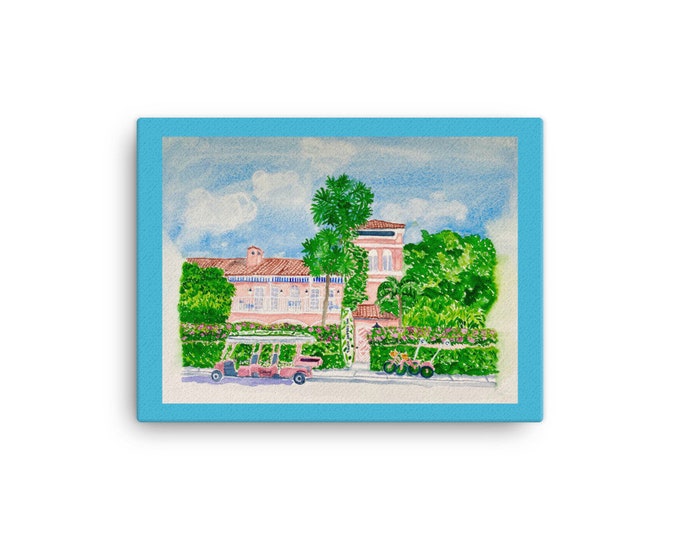 Canvas print of Colony Hotel