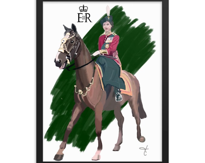 Queen Elizabeth Framed print