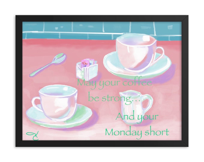 Coffee Framed poster