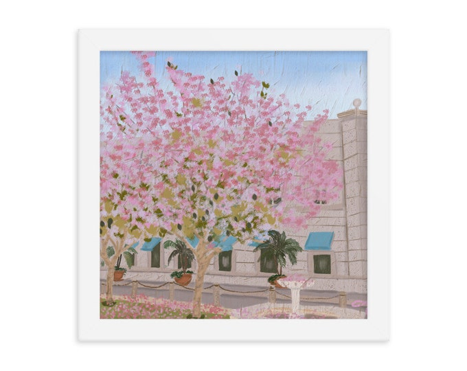 Framed print of “Spring in Palm Beach”