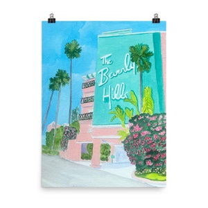 Print of The Beverly Hills Hotel