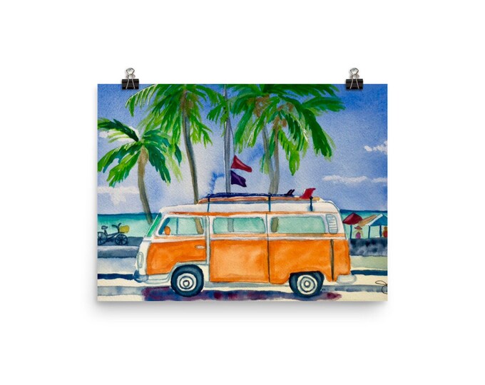 Vintage Van Print