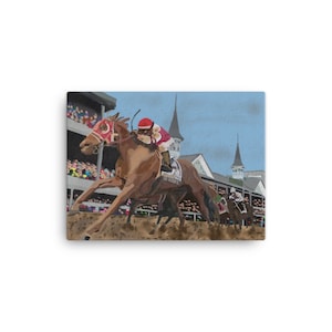 Canvas print of Rich Strike in the 2022 Kentucky Derby