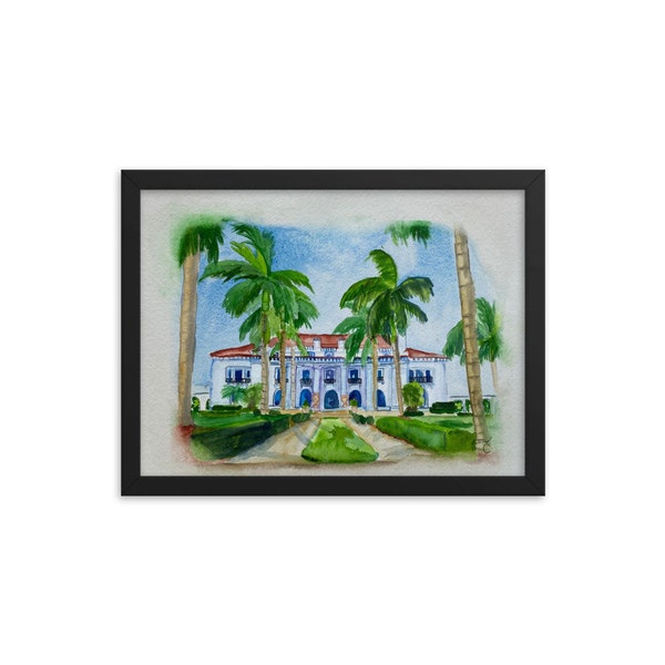 Flagler Museum, Palm Beach Framed Print