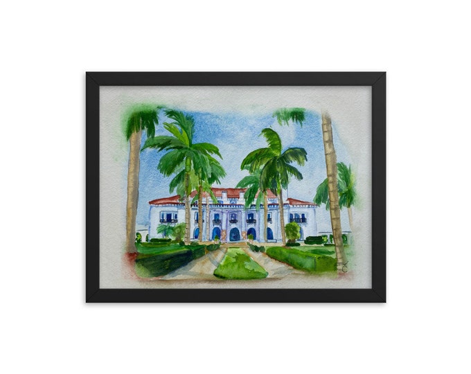 Flagler Museum, Palm Beach Framed Print