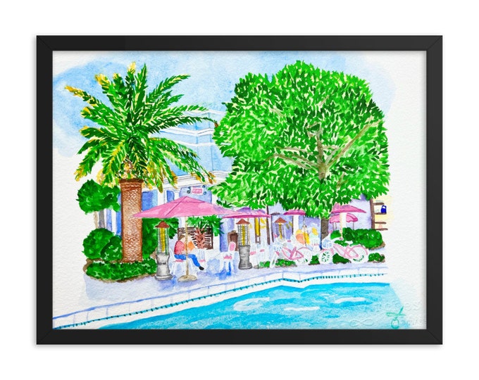 Sant Ambroeus, Palm Beach print