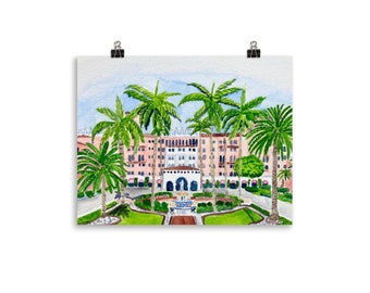 Print of Boca Raton Resort and Club