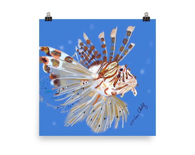 Lionfish print
