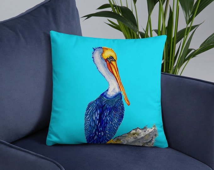 Pelican Throw Pillow
