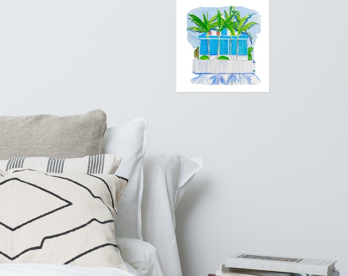 Key West Cottage in Blue