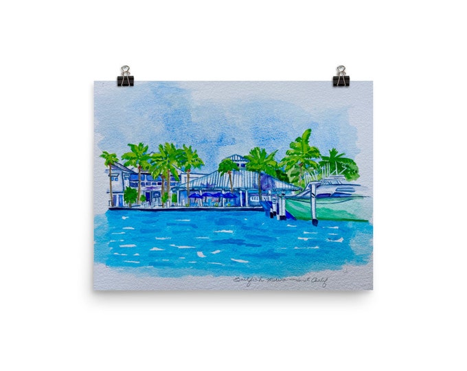 Sailfish Marina, Palm Beach Shores, FL print