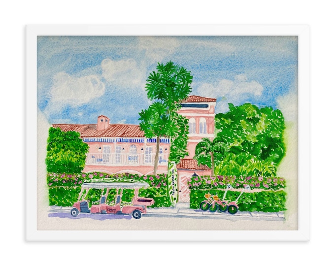 Framed print of Colony Hotel II