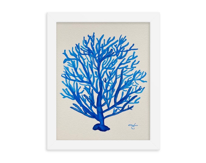Framed photo paper poster