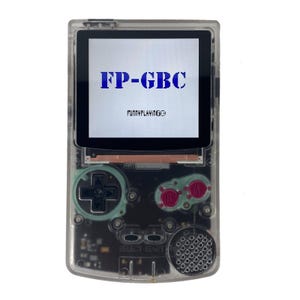 FunnyPlaying FPGBC Game Boy Color GBC ips xl Screen USB-C Rechargeable Battery Gameboy Custom Game Console Gift for Gamers
