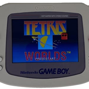 Custom Game Boy Advance Console: SNES Theme, Laminated ITA Screen, Rechargeable Battery DMG Theme