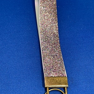 Glitter Wristlet Keychain