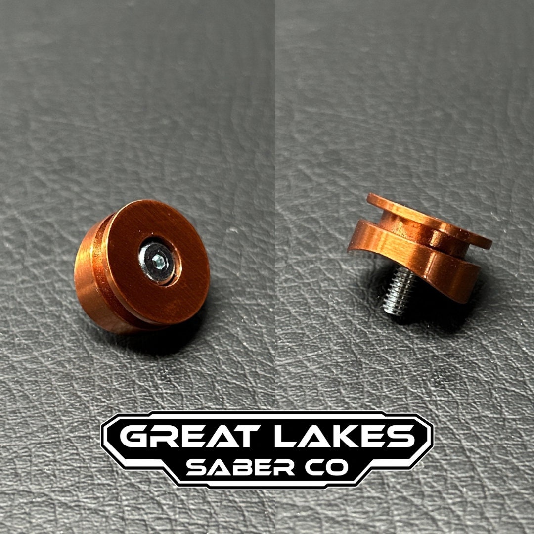 Copper Covertec Wheel individual Lightsaber Parts by Great Lakes Saber Co. Etsy