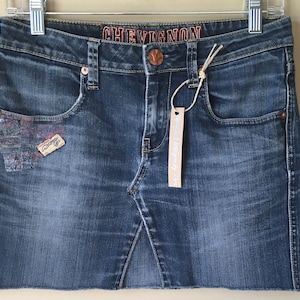 Upcycled Denim - Vintage Jean Skirt - Size 4