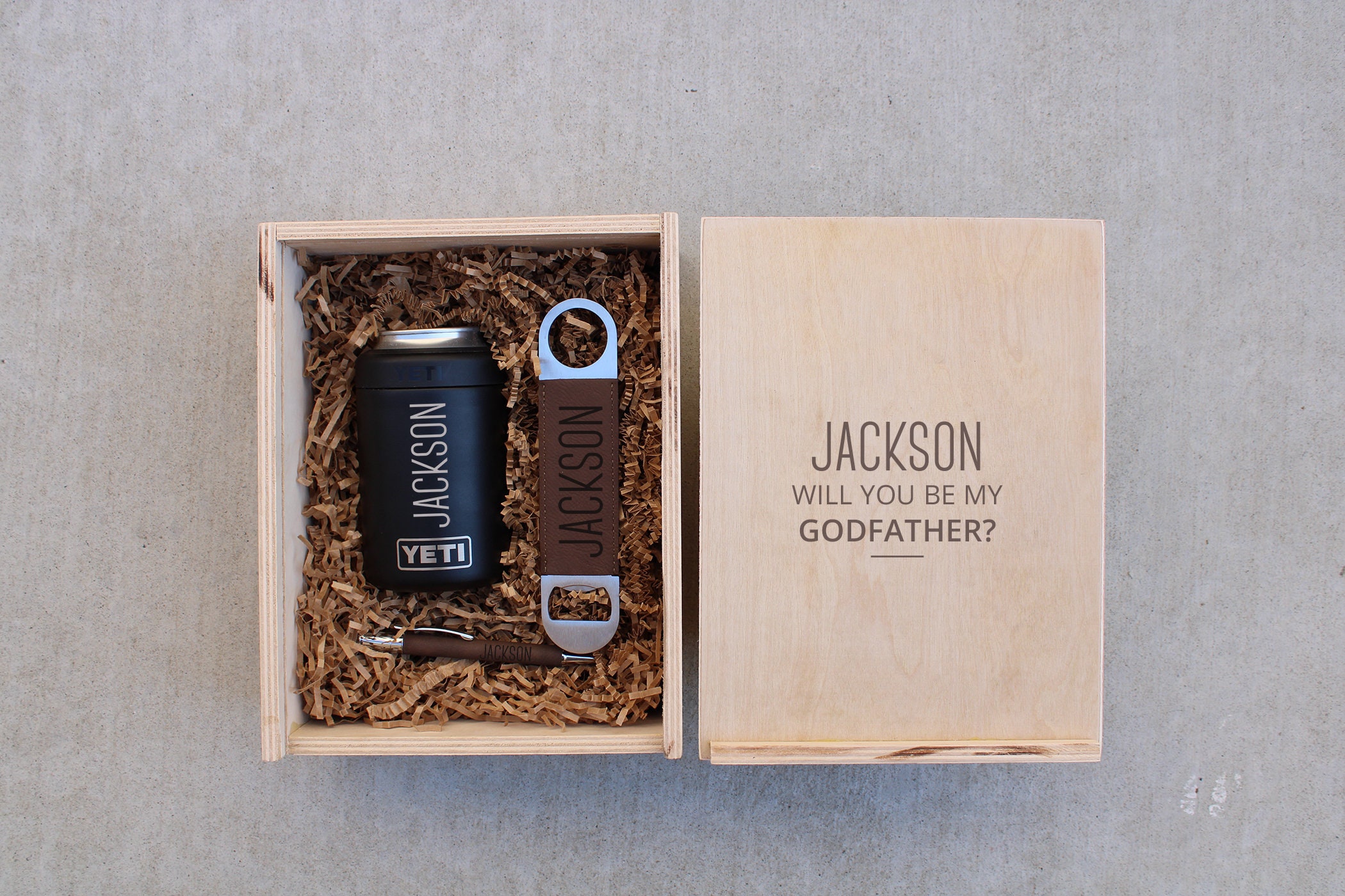 GODFATHER LUX Yeti Proposal Gift Set / Godfather Thank You Gift Set /…