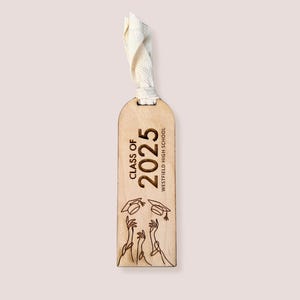 Personalized Graduation Bookmark | Graduation Favors | Class of 2025 Bookmark | Graduation Custom Gift | Bookmark Grad