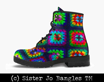 colourful womens boots
