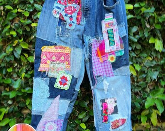 Upcycled Jeans | Etsy