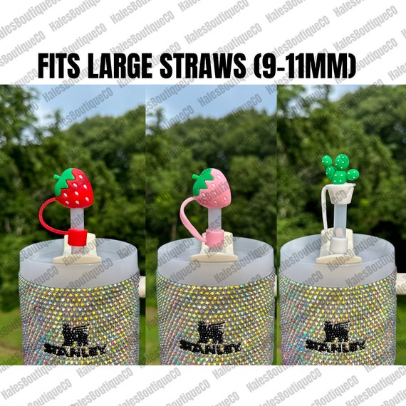 Straw Topper, Strawberry Topper, Stanley Straw Topper,stanley Cup  Accessory, Straw Covers, Straw Buddies, Straw Charms, Straw Cover Topper 