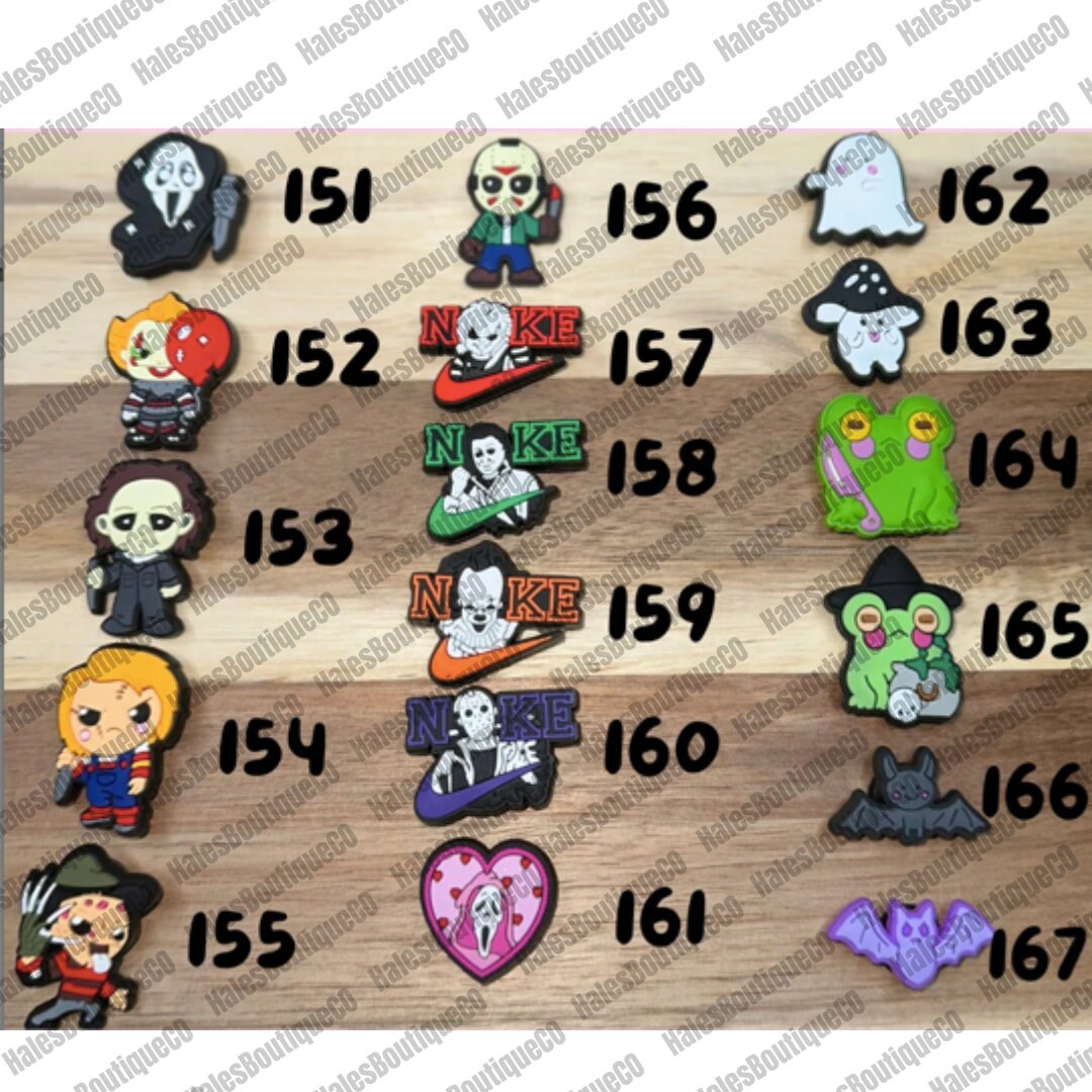 Horror Croc Jibbitz Horror Croc Charms Halloween Charms Etsy